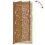 Puerta de jardín diseño llama acero desgastado 105x205 cm de , Puertas de jardín - Ref: Foro24-4100998, Precio: 237,46 €, Des...