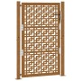 Puerta de jardín diseño en cruz de acero desgastado 105x155 cm de , Puertas de jardín - Ref: Foro24-4101006, Precio: 220,41 €...