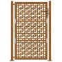 Puerta de jardín diseño en cruz de acero desgastado 105x155 cm de , Puertas de jardín - Ref: Foro24-4101006, Precio: 220,41 €...