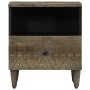 Mesitas noche 2 uds madera maciza mango gris claro 40x33x46 cm de , Mesitas de noche - Ref: Foro24-4017799, Precio: 117,30 €,...