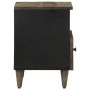 Mesitas noche 2 uds madera maciza mango gris claro 40x33x46 cm de , Mesitas de noche - Ref: Foro24-4017799, Precio: 117,30 €,...
