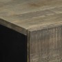 Mesita de noche madera maciza de mango gris claro 50x33x60 cm de , Mesitas de noche - Ref: Foro24-4017800, Precio: 82,32 €, D...