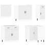 Mueble de cocina Porto blanco 11 piezas madera contrachapada de , Armarios de cocina - Ref: Foro24-3314931, Precio: 731,06 €,...