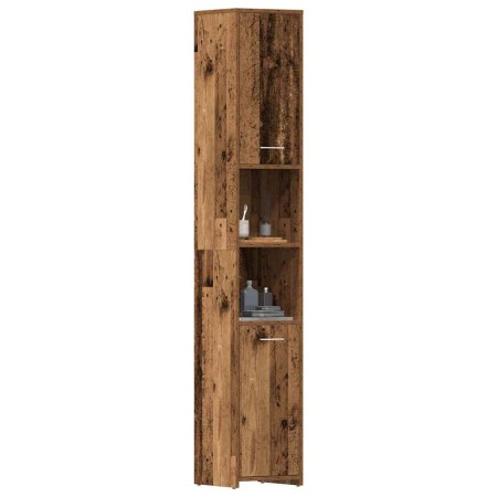 Armario de baño madera de ingeniería envejecida 30x30x183,5 cm de , Muebles de baño - Ref: Foro24-859393, Precio: 92,57 €, De...