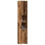 Armario de baño madera de ingeniería envejecida 30x30x183,5 cm de , Muebles de baño - Ref: Foro24-859393, Precio: 92,57 €, De...