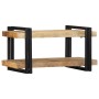 Estante de pared madera maciza de mango 70x33x35 cm de , Almacenamiento para CD y DVD - Ref: Foro24-4017482, Precio: 85,90 €,...