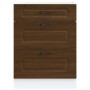 Mueble bajo de cocina Kalmar madera ingeniería de roble marrón de , Armarios de cocina - Ref: Foro24-854286, Precio: 110,99 €...