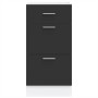 Armario bajo de madera de ingeniería negro 40x46x81,5 cm de , Armarios de cocina - Ref: Foro24-854212, Precio: 87,47 €, Descu...