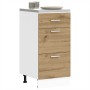 Armario inferior madera ingeniería roble artisan 40x46x81,5 cm de , Armarios de cocina - Ref: Foro24-854219, Precio: 94,84 €,...