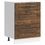 Mueble bajo de cocina Kalmar de madera ingeniería roble ahumado de , Armarios de cocina - Ref: Foro24-854284, Precio: 111,38 ...