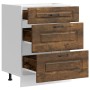 Mueble bajo de cocina Kalmar de madera ingeniería roble ahumado de , Armarios de cocina - Ref: Foro24-854284, Precio: 111,38 ...