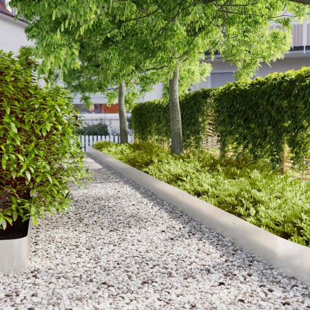 Bordes para césped 10 uds 20x103 cm acero inoxidable de , Ribetes y bordes para jardín - Ref: Foro24-860158, Precio: 81,94 €,...