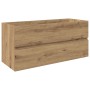 Mueble para lavabo con lavabo integrado y grifo roble artesanal de , Tocadores de baño - Ref: Foro24-3328938, Precio: 357,98 ...