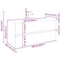 Mueble para lavabo con lavabo integrado y grifo roble artesanal de , Tocadores de baño - Ref: Foro24-3328938, Precio: 357,98 ...