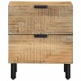 Mesitas de noche 2 uds madera maciza de mango marrón 40x33x46cm de , Mesitas de noche - Ref: Foro24-4017719, Precio: 154,26 €...