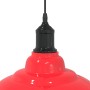Lámpara colgante regulable en altura E27 rojo brillante Ø 31cm de , Lámparas - Ref: Foro24-4103441, Precio: 32,28 €, Descuent...