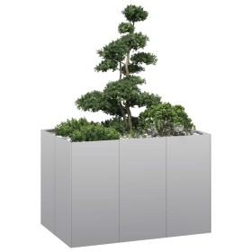Jardinera 120x80x80 cm de acero galvanizado de , Maceteros y jardineras - Ref: Foro24-860792, Precio: 110,32 €, Descuento: %