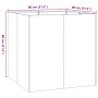 Jardinera oxidada 80x80x80 cm acero corten de , Maceteros y jardineras - Ref: Foro24-860786, Precio: 129,24 €, Descuento: %