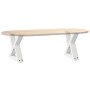 Patas para mesa de centro 2unidades acero blanco 30x(30-31,3)cm de , Patas para mesas - Ref: Foro24-4012677, Precio: 59,35 €,...