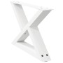 Patas para mesa de centro 2unidades acero blanco 60x(30-31,3)cm de , Patas para mesas - Ref: Foro24-4012689, Precio: 73,42 €,...