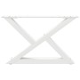 Patas para mesa de centro 2unidades acero blanco 60x(30-31,3)cm de , Patas para mesas - Ref: Foro24-4012689, Precio: 73,42 €,...