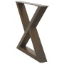 Patas mesa de centro 2 uds acero natural 60x(42-43,3) cm acero de , Patas para mesas - Ref: Foro24-4012711, Precio: 82,95 €, ...