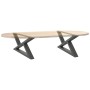 Patas de mesa centro 2 unidades acero antracita 70x(30-31,3) cm de , Patas para mesas - Ref: Foro24-4012694, Precio: 78,64 €,...