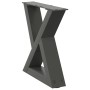 Patas de mesa centro 2 unidades acero antracita 40x(30-31,3) cm de , Patas para mesas - Ref: Foro24-4012682, Precio: 65,95 €,...