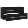 Armario para lavabo madera contrachapada negro 100x38,5x48 cm de vidaXL, Muebles de baño - Ref: Foro24-804720, Precio: 80,80 ...