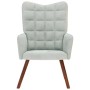 Silla de relajación de terciopelo gris claro de , Sillones - Ref: Foro24-4016810, Precio: 121,47 €, Descuento: %