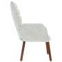 Silla de relajación de terciopelo gris claro de , Sillones - Ref: Foro24-4016810, Precio: 121,47 €, Descuento: %