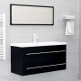 Armario para lavabo madera contrachapada negro 100x38,5x48 cm de vidaXL, Muebles de baño - Ref: Foro24-804720, Precio: 81,72 ...