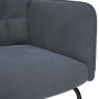 Silla mecedora de terciopelo gris oscuro de , Mecedoras - Ref: Foro24-4016833, Precio: 125,40 €, Descuento: %