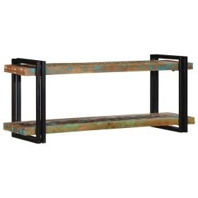 Estante de pared multicolor de madera maciza reciclada de , Almacenamiento para CD y DVD - Ref: Foro24-4017489, Precio: 103,8...