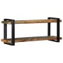 Estante de pared multicolor de madera maciza reciclada de , Almacenamiento para CD y DVD - Ref: Foro24-4017489, Precio: 103,8...