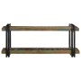 Estante de pared multicolor de madera maciza reciclada de , Almacenamiento para CD y DVD - Ref: Foro24-4017489, Precio: 103,8...