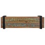 Estante de pared multicolor de madera maciza reciclada de , Almacenamiento para CD y DVD - Ref: Foro24-4017489, Precio: 103,8...