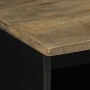 Mueble de TV madera maciza de mango negro 80x33x46 cm de , Muebles TV - Ref: Foro24-4017809, Precio: 84,17 €, Descuento: %