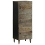 Aparador alto madera maciza de mango 40x33x110 cm de , Aparadores - Ref: Foro24-4017821, Precio: 127,28 €, Descuento: %
