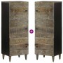 Aparador alto madera maciza de mango 40x33x110 cm de , Aparadores - Ref: Foro24-4017821, Precio: 127,28 €, Descuento: %