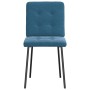 Sillas de comedor 2 unidades terciopelo azul de , Sillas de comedor - Ref: Foro24-4101067, Precio: 82,29 €, Descuento: %