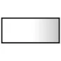 Espejo de baño LED acrílico negro brillo 90x8,5x37 cm de vidaXL, Tocadores de baño - Ref: Foro24-804933, Precio: 47,95 €, Des...