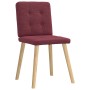 Sillas de comedor 2 unidades tela rojo tinto de , Sillas de comedor - Ref: Foro24-4101071, Precio: 101,12 €, Descuento: %