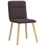 Sillas de comedor 2 unidades tela marrón oscuro de , Sillas de comedor - Ref: Foro24-4101224, Precio: 104,31 €, Descuento: %