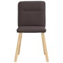 Sillas de comedor 2 unidades tela marrón oscuro de , Sillas de comedor - Ref: Foro24-4101224, Precio: 104,31 €, Descuento: %
