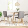 Sillas de comedor 2 unidades tela gris taupé de , Sillas de comedor - Ref: Foro24-4101226, Precio: 104,31 €, Descuento: %