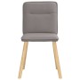 Sillas de comedor 2 unidades tela gris taupé de , Sillas de comedor - Ref: Foro24-4101226, Precio: 104,31 €, Descuento: %