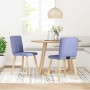 Sillas de comedor 2 uds tela azul jeans de , Sillas de comedor - Ref: Foro24-4101078, Precio: 100,58 €, Descuento: %