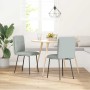 Sillas de comedor 2 unidades terciopelo gris claro de , Sillas de comedor - Ref: Foro24-4101309, Precio: 88,71 €, Descuento: %