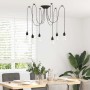 Lámpara colgante con 6 portalámparas E27 metal negro de , Lámparas - Ref: Foro24-4103455, Precio: 38,99 €, Descuento: %